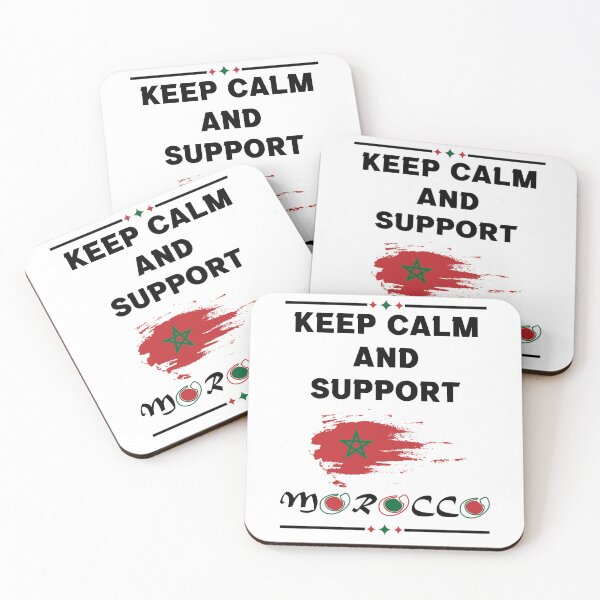 Item preview, Keep Calm And Support Morocco designed and sold by LiveItNow.