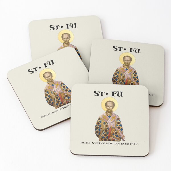 Item preview, STFU Saint FU Shut the F designed and sold by Harpie72.