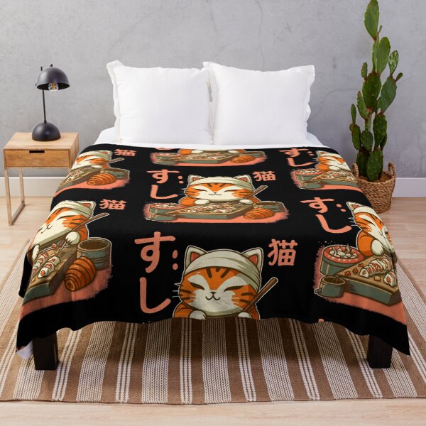 Item preview, Cat making sushi designed and sold by TheSamuraiCat.