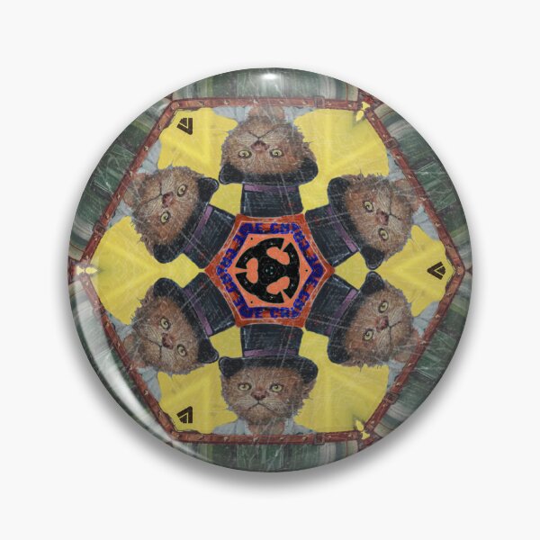 Item preview, Psychedelic Amazing Cat Man Acid BATH | True Crime | Vintage Crime Stories Posters Reimagined | Mirror Pop Art designed and sold by Tyler Tilley.