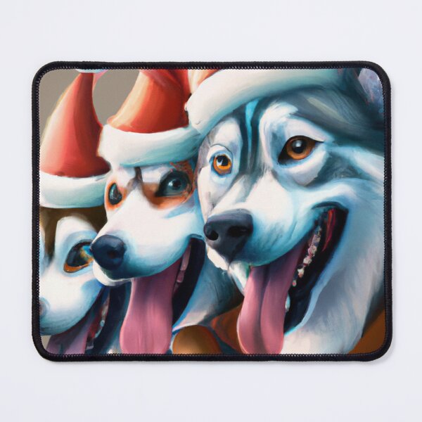 Item preview, Christmas huskies designed and sold by elevatedPrints.