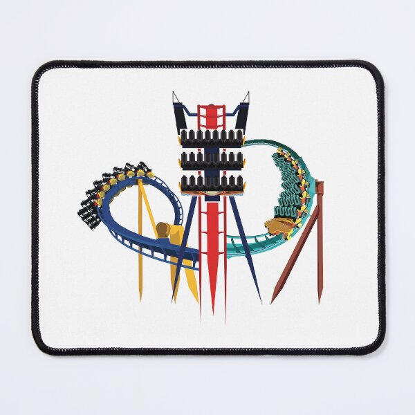 Item preview, Busch Gardens Tampa Old School Coaster Trio designed and sold by CoasterMerch.