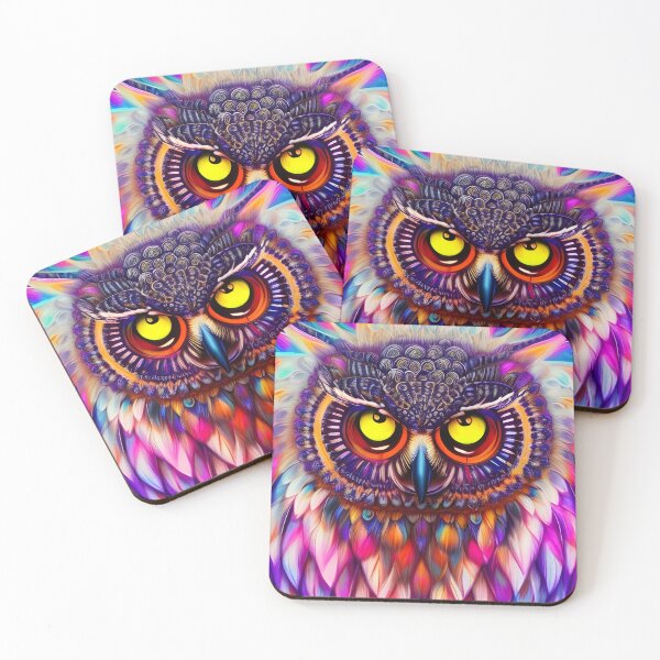 Item preview, Colorful Owl designed and sold by vickycerdeira.