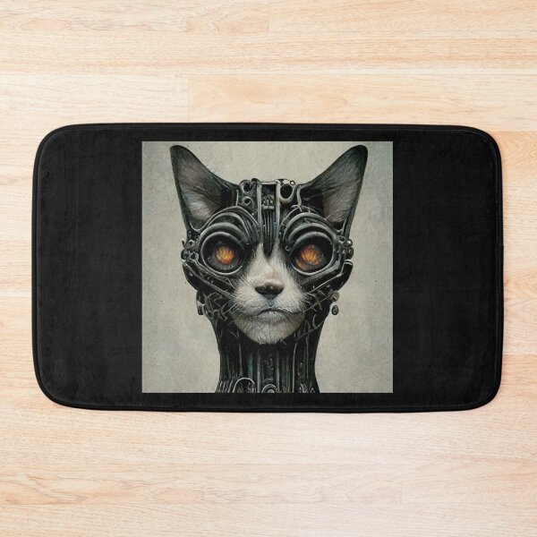 Item preview, Android Cat of the Future designed and sold by werewolftogo.