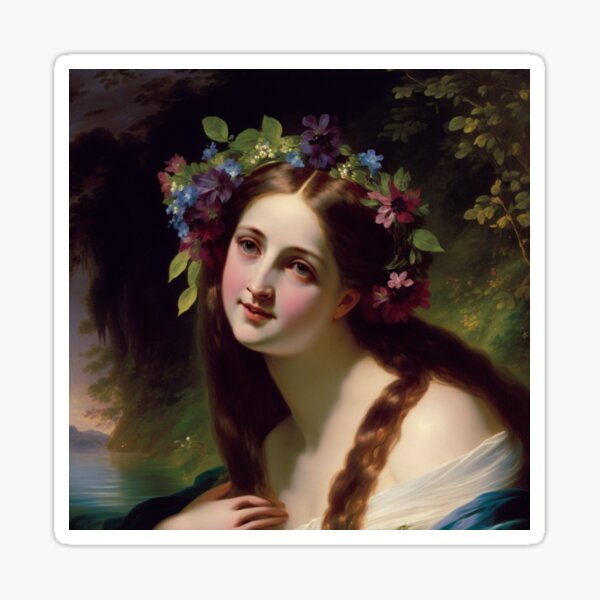 Item preview, Franz Xaver Winterhalter Ophelia  designed and sold by faewildlingart.