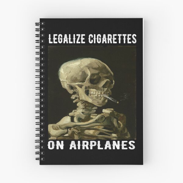 Artikelvorschau, Zigaretten in Flugzeugen legalisieren - SKULL Painting entworfen und verkauft von Raiko-art.