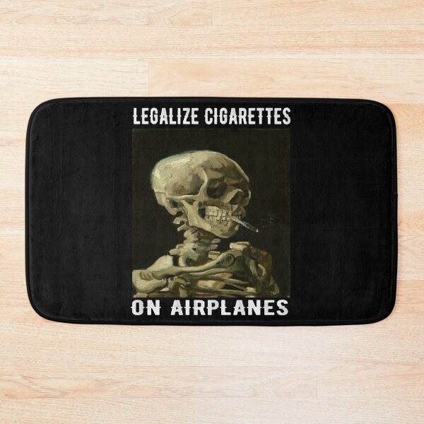 Artikelvorschau, Zigaretten in Flugzeugen legalisieren - SKULL Painting entworfen und verkauft von Raiko-art.