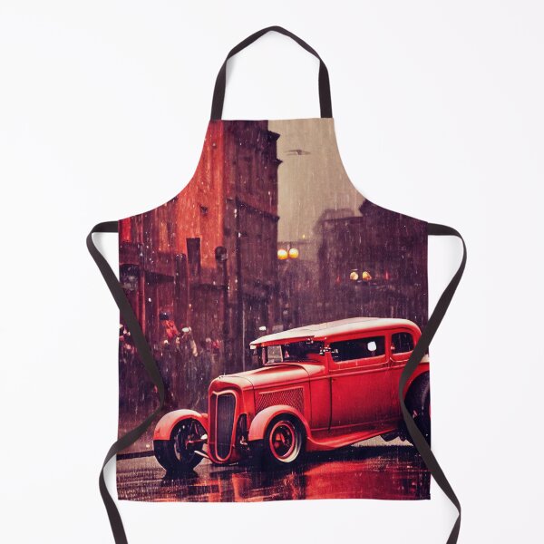 Item preview, Hot Rod in the Rain, a perfect gift for all American Hot Rod fans designed and sold by RodZnRoll.