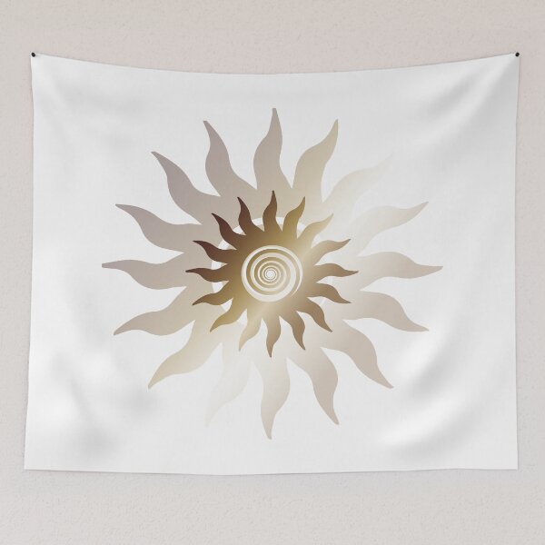 Item preview, GOWILD Inca sun transparent, white, watermark designed and sold by GOWILDstyle.