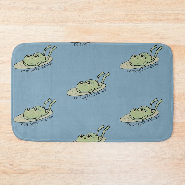 Item preview, No Thoughts Just Vibes Frog  designed and sold by KaitLouise.