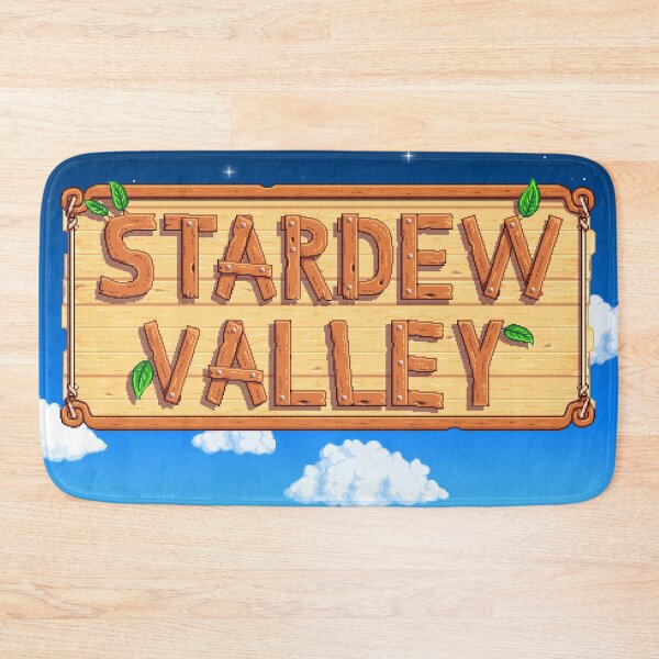 Item preview, Stardew Valley Title in sky designed and sold by aiya-pixels.