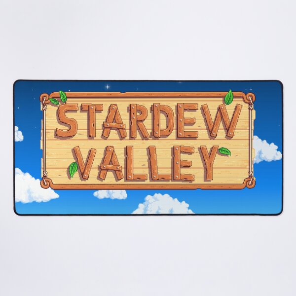 Item preview, Stardew Valley Title in sky designed and sold by aiya-pixels.