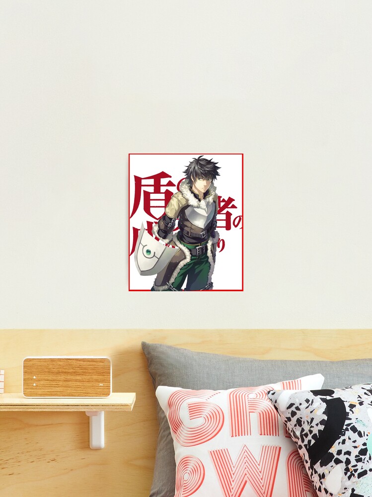 Tate no Yuusha no Nariagari Iwatani Naofumi anime T shirt. Poster