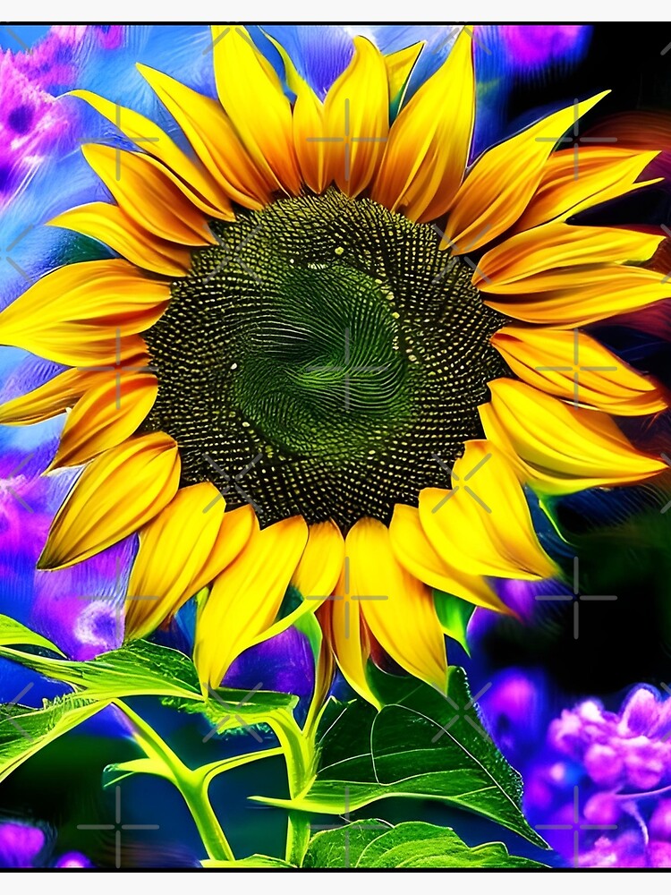 Schöne Sonnenblume Magnete
