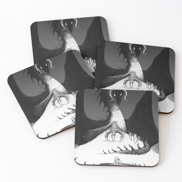 Item preview, Thief failed to steal from Black Dragon designed and sold by Rene Trujillo Illustrations.