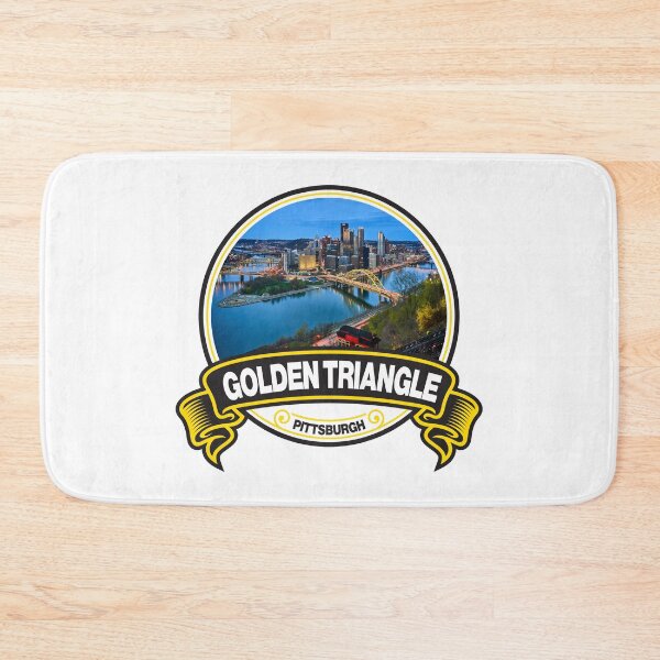 Item preview, Golden Triangle Pittsburgh Travel Badge designed and sold by KrisSidDesigns.