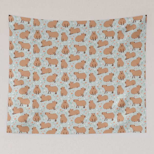 Item preview, Capybara cute pattern - cartoon capybara illustration pack designed and sold by Yarafantasyart.