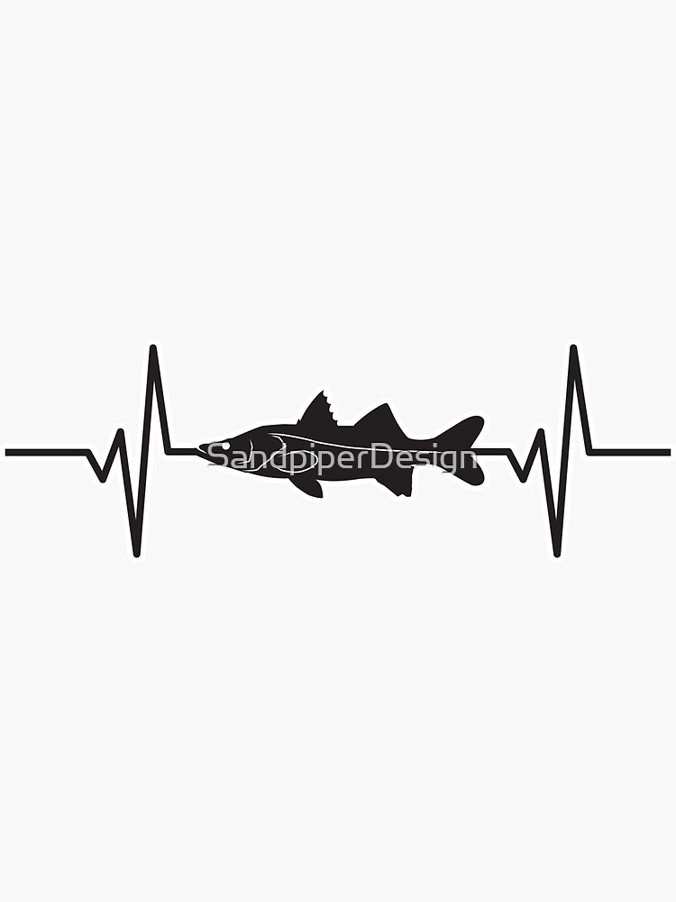 Heartbeat / Pulse - Snook Fish | Sticker