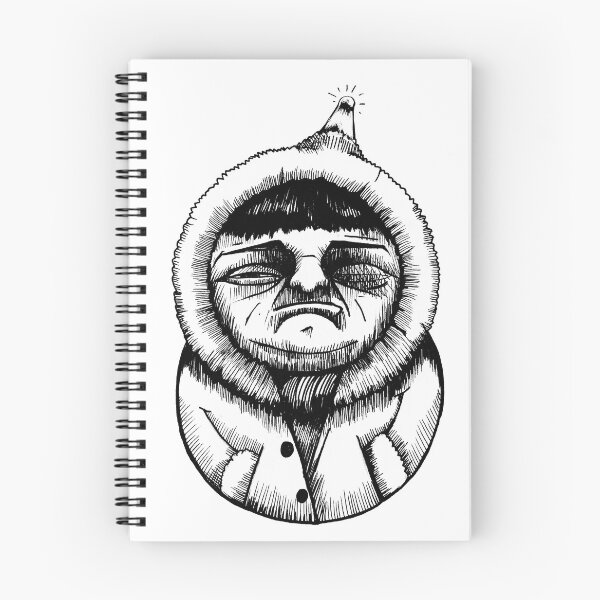 Item preview, Eskimo Snow Fighter Drawing designed and sold by LarksDrawings.