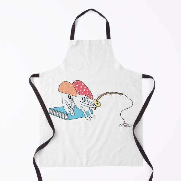 Item preview, Cute Mushrooms Characters Fishing designed and sold by Poly-Apparel.