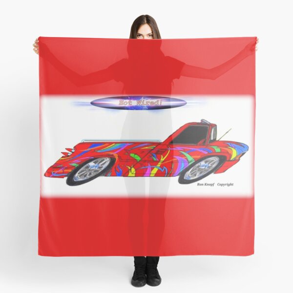 Vista previa del artículo con la obra «Arte de Hot Rod // ¡Con cable caliente!», diseñado y vendido por Imagin8er.