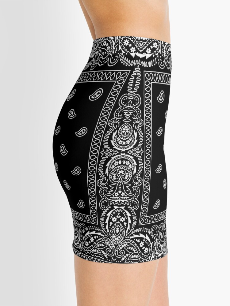 Alternate view of Bandanna Black Mini Skirt