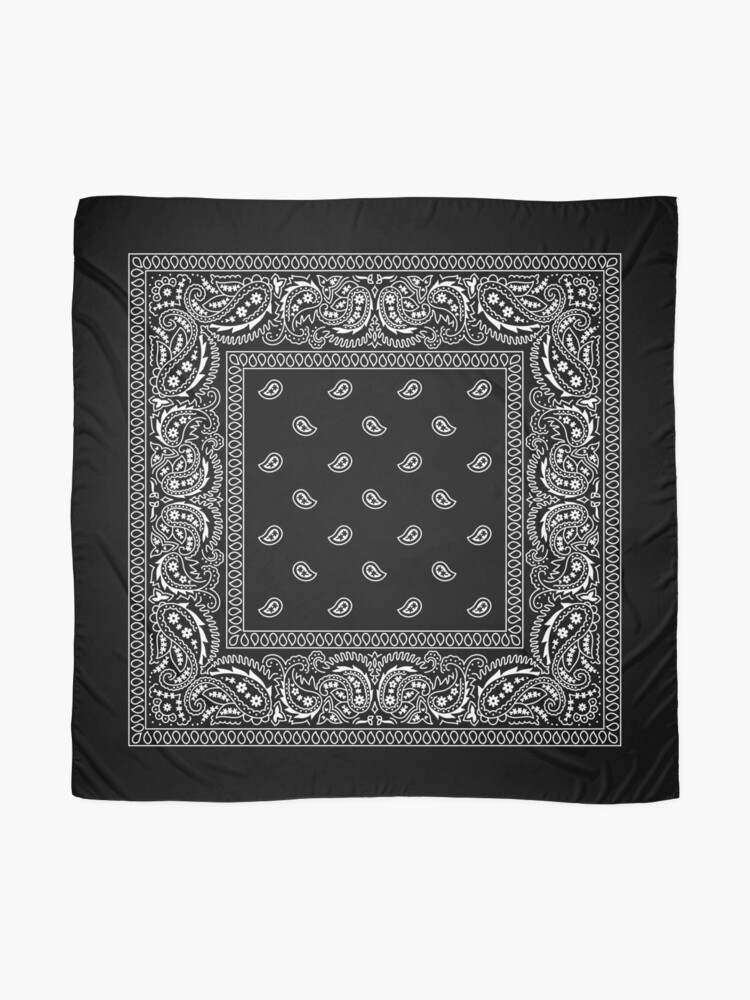 Alternate view of Bandanna Black Scarf