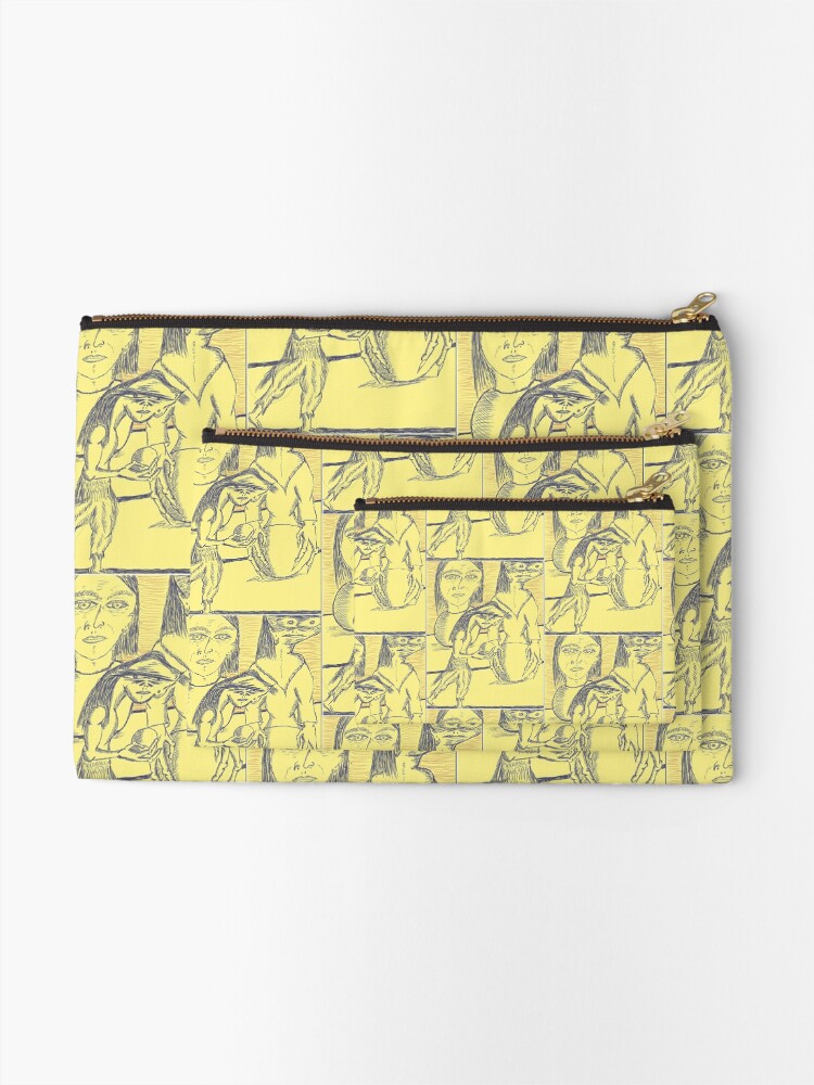Thumbnail 2 of 4, Zipper Pouch, first stone designed and sold by wormink.