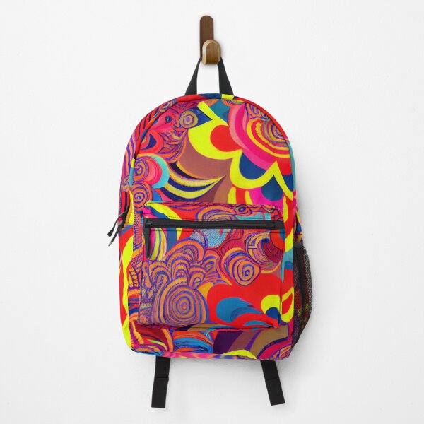 Artikelvorschau, Bright Vivid Colorful Pop Culture Abstract Pattern Digital Painting entworfen und verkauft von CodeAndColors.