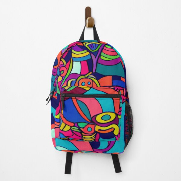 Artikelvorschau, Wild Colorful Pop Culture Abstract Design Digital Painting entworfen und verkauft von CodeAndColors.