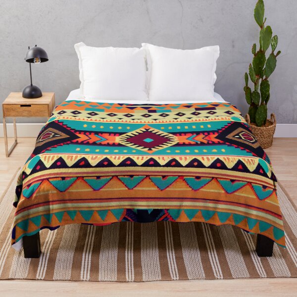 Artikelvorschau, Detailed Abstract Native Celebration Pattern Print Digital Painting entworfen und verkauft von CodeAndColors.