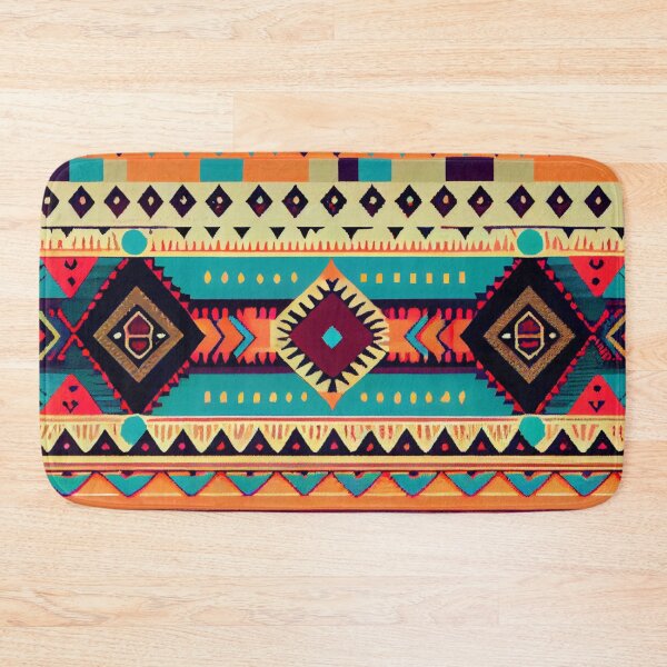 Artikelvorschau, Detailed Abstract Native Celebration Pattern Print Digital Painting entworfen und verkauft von CodeAndColors.