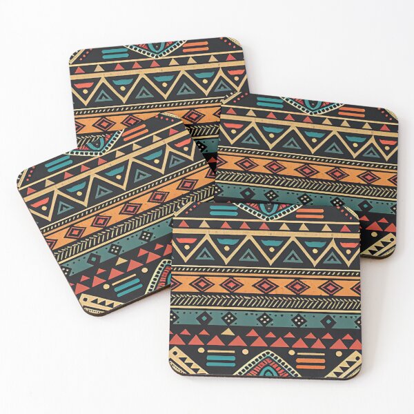 Artikelvorschau, Vintage Geometric Pattern Print Digital Painting entworfen und verkauft von CodeAndColors.