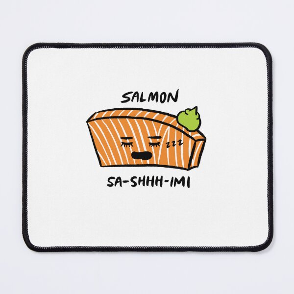 Item preview, Sleeping, Snoring Salmon Sa-shhh-imi designed and sold by bonniemamadraws.