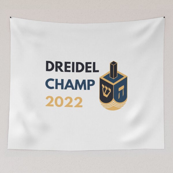 Aperçu de l'œuvre Dreidel Champion Hannukah créée et vendue par LanaGoodhelm.