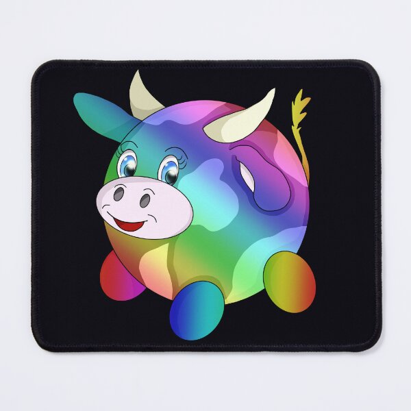 Item preview, rainbow pride cow designed and sold by BeingNow.