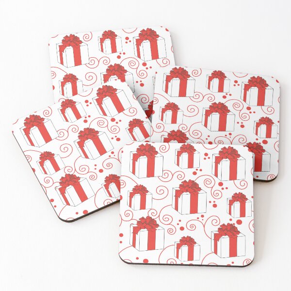Item preview, Red & White Christmas Presents designed and sold by MausieDesigns.