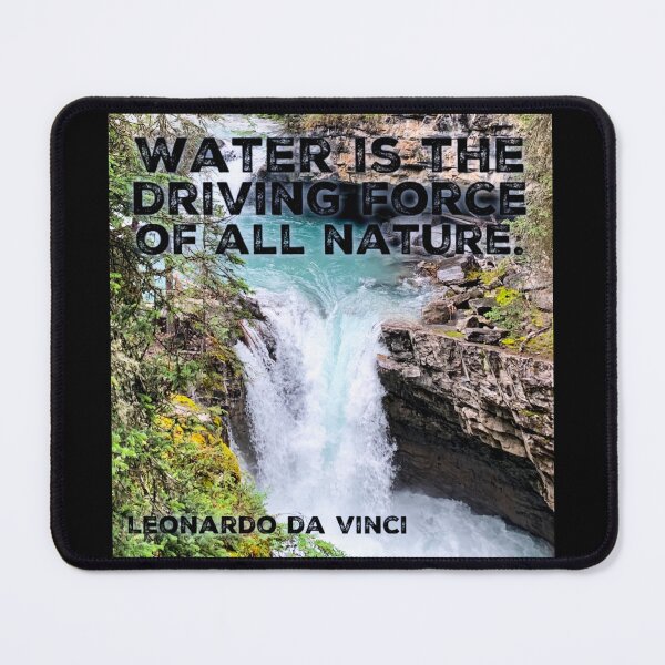 Item preview, Water is the Driving Force of all Nature- Leonardo da Vinci designed and sold by homesteadswag.