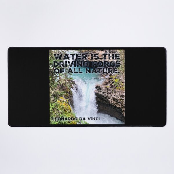 Item preview, Water is the Driving Force of all Nature- Leonardo da Vinci designed and sold by homesteadswag.