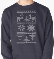 nordisches Strickmuster Sweatshirt