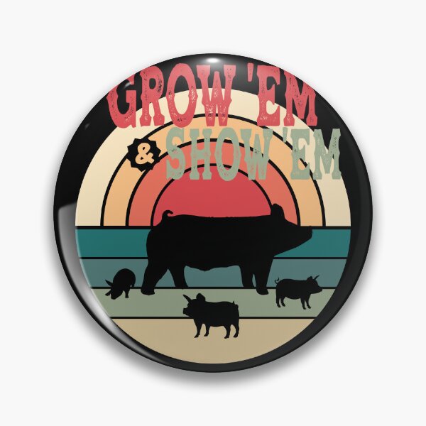 Item preview, Stock Show Pigs - Grow Em And Show Em - Market Pigs designed and sold by handsoftime2020.