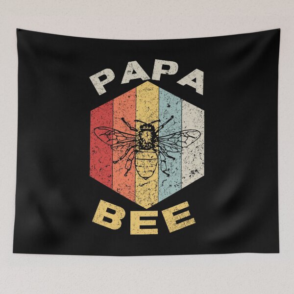 Item preview, Papa Bee Funny Beekeeper Dad Beekeeping Retro designed and sold by cimibaka25.