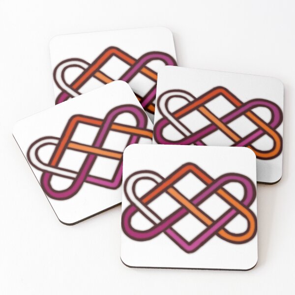 Item preview, Lesbian Pride Love Knot designed and sold by SeaBees.