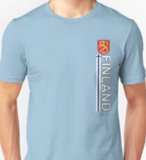 Finland Sport Jersey Vertical Suomi Original Unisex T-Shirt