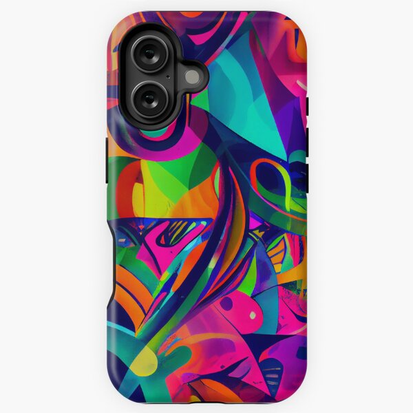 Item preview, Bright Vibrant Spray Paint Graffiti Street Style Pattern Digital Painting designed and sold by CodeAndColors.