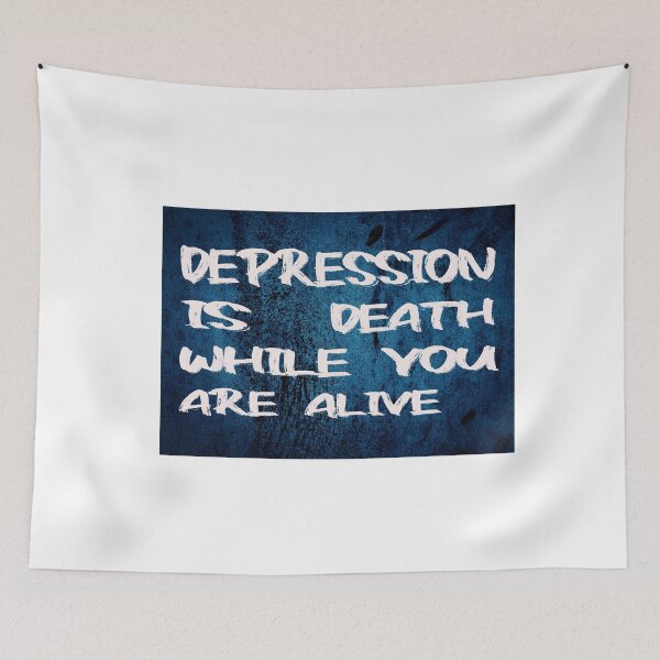 Item preview, Depression is death while you are alive designed and sold by LinaMercata0428.