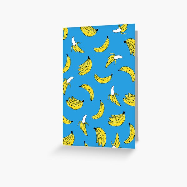 Banana Print Greeting Card