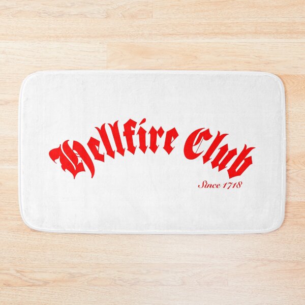 Aperçu de l'œuvre CLUB HELLFIRE. DEPUIS 1718. ROUGE. créée et vendue par 5hertz.