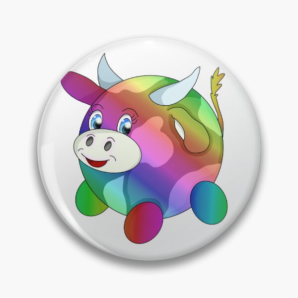 Item preview, pride rainbow cow designed and sold by BeingNow.