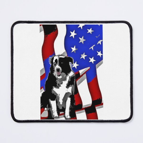 Item preview, Patriotic Border Collie designed and sold by dpenn.